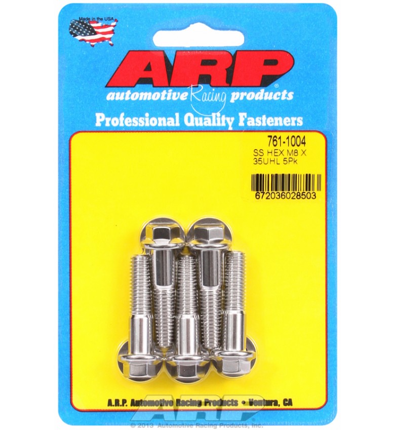 ARP Hardware - M8 x 1.25 x 35 hex SS bolts