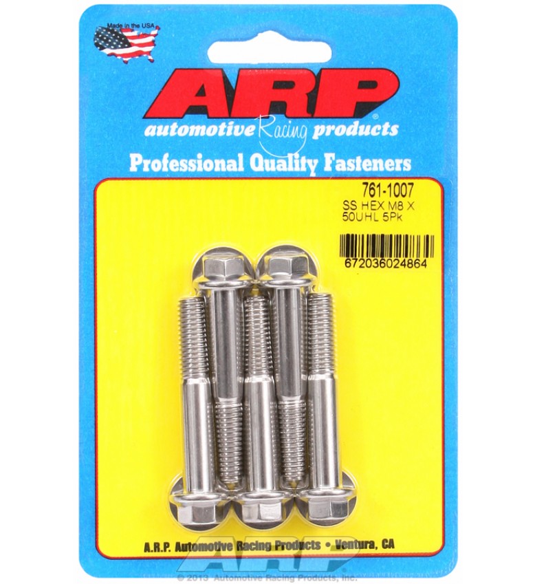 ARP Hardware - M8 x 1.25 x 50 hex SS bolts