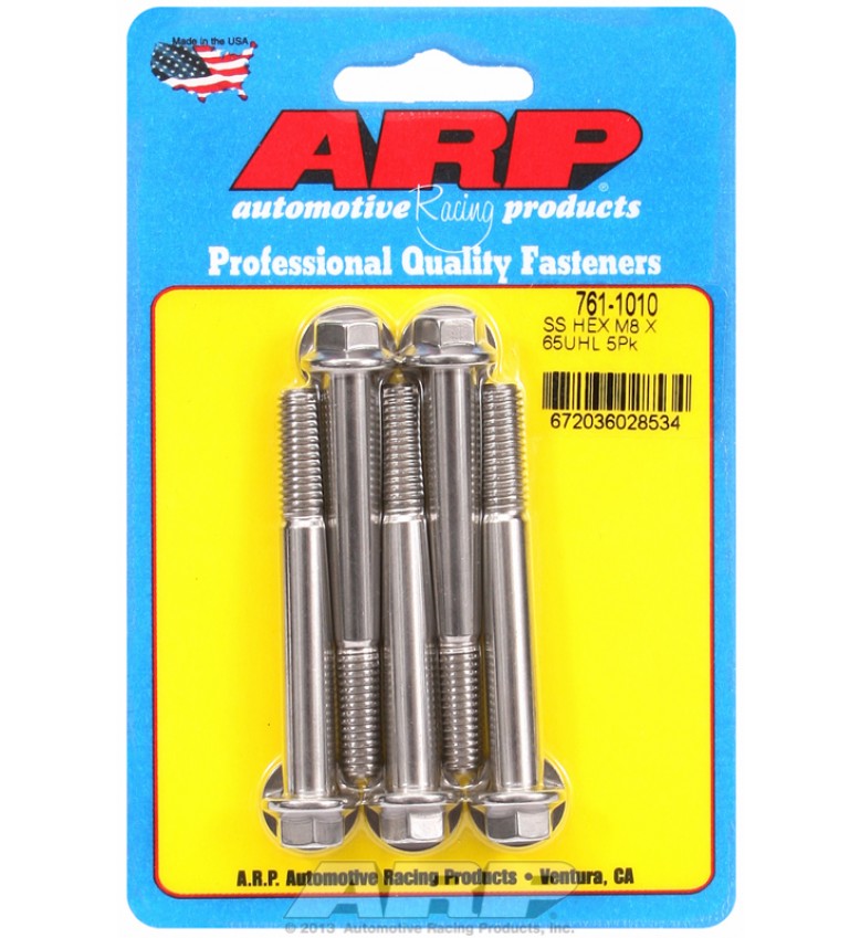 ARP Hardware - M8 x 1.25 x 65 hex SS bolts