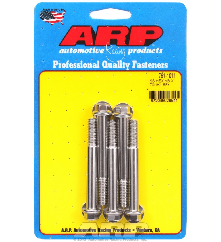 ARP Hardware - M8 x 1.25 x 70 hex SS bolts