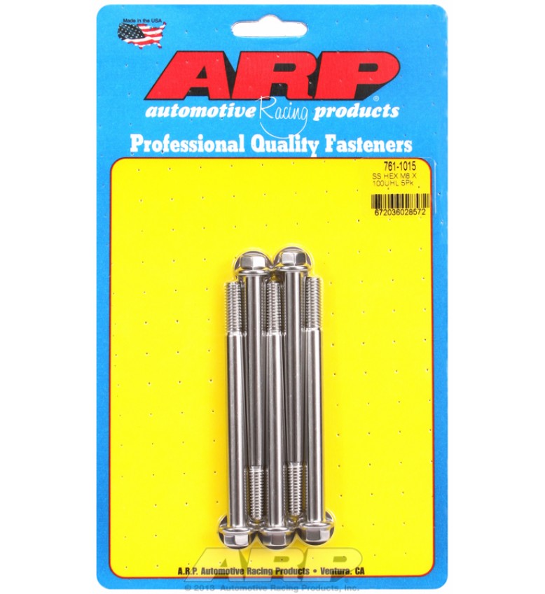 ARP Hardware - M8 x 1.25 x 100 hex SS bolts