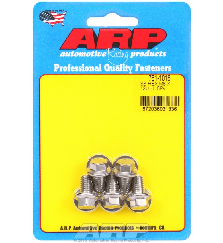 ARP Hardware - M8 x 1.25 x 12 hex SS bolts