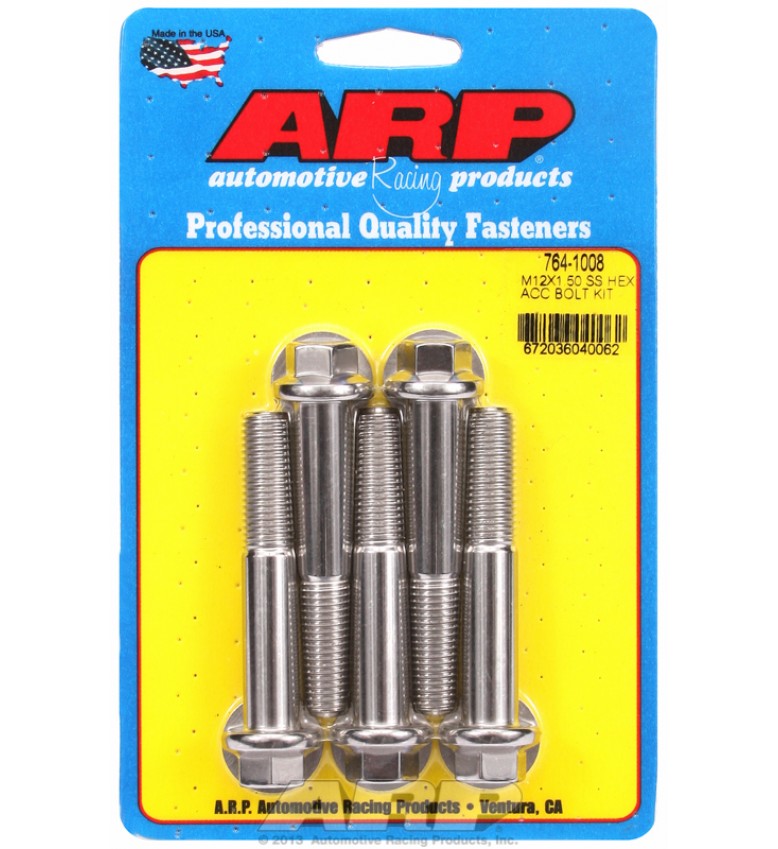 ARP Hardware - M12 x 1.50 x 70 hex SS bolts