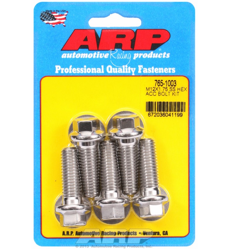 ARP Hardware - M12 x 1.75 x 35 hex SS bolts