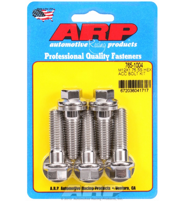 ARP Hardware - M12 x 1.75 x 40 hex SS bolts