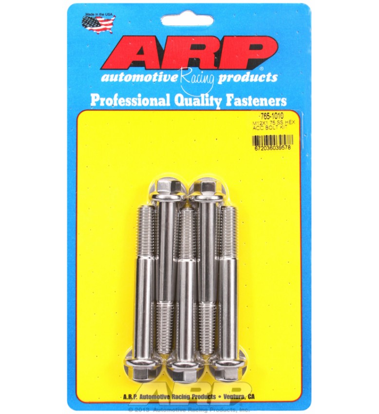 ARP Hardware - M12 x 1.75 x 90 hex SS bolts