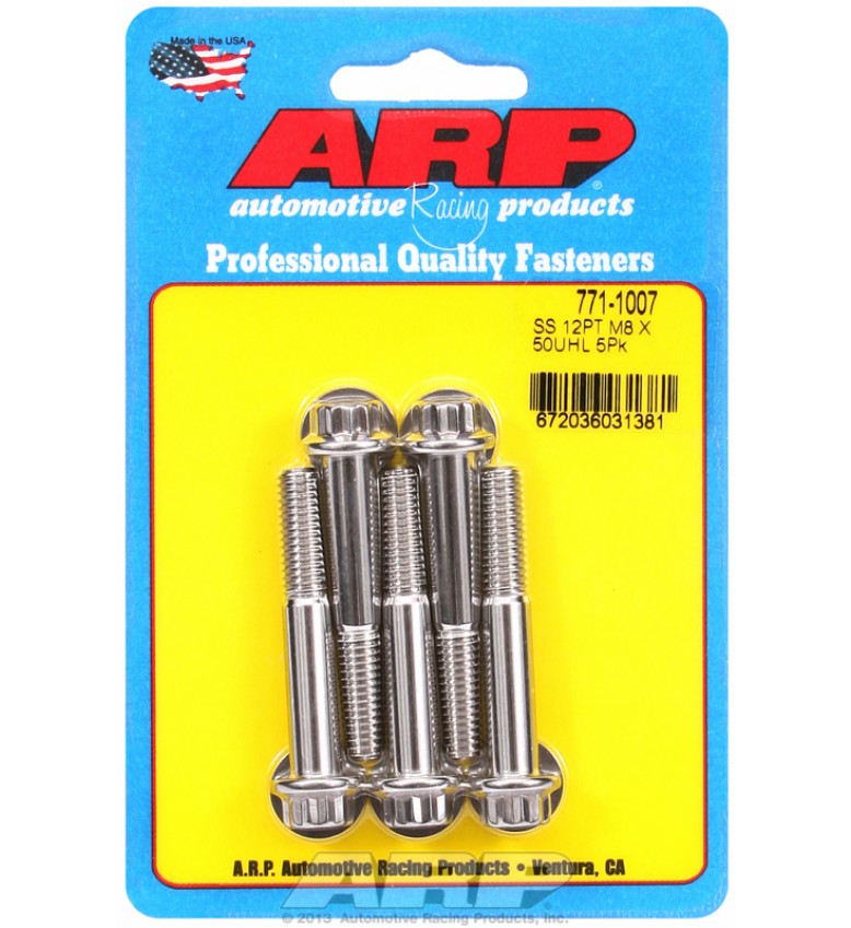 ARP Hardware - M8 x 1.25 x 50 12pt SS bolts