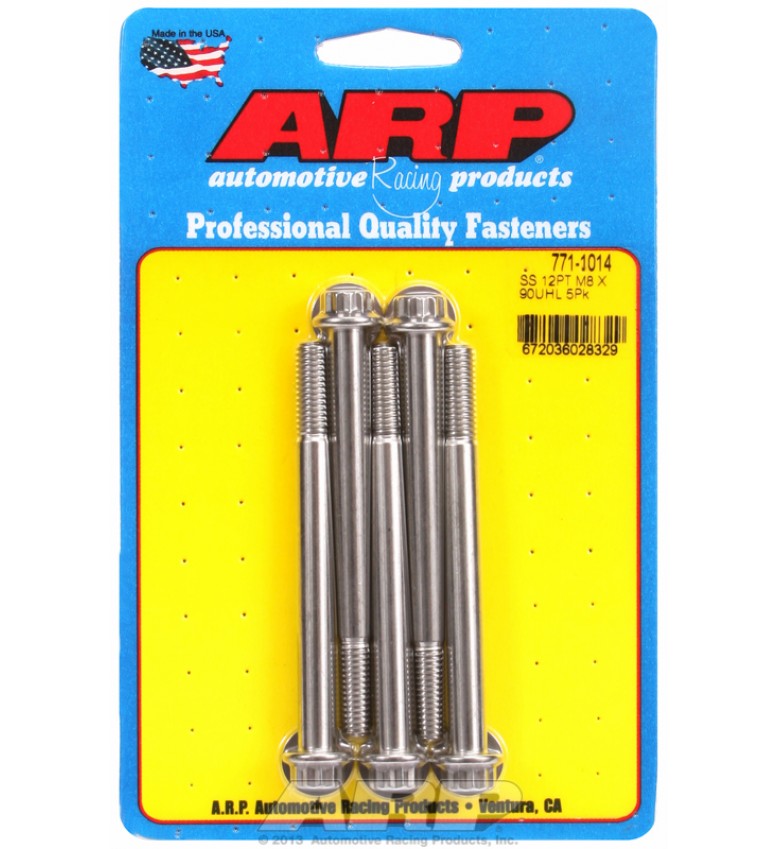 ARP Hardware - M8 x 1.25 x 90  12pt SS bolts