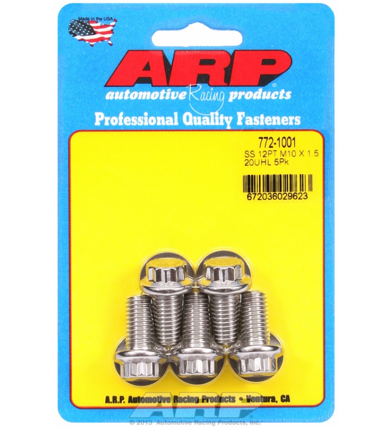 ARP Hardware - M10 x 1.50 x 20 12pt SS bolts