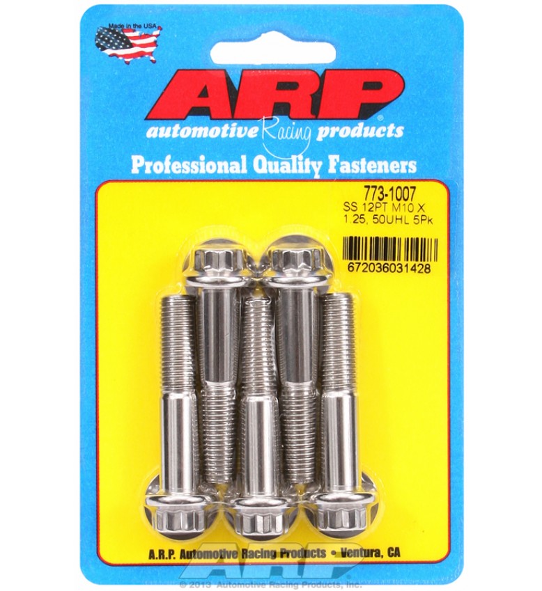 ARP Hardware - M10 x 1.25 x 50 12pt SS bolts