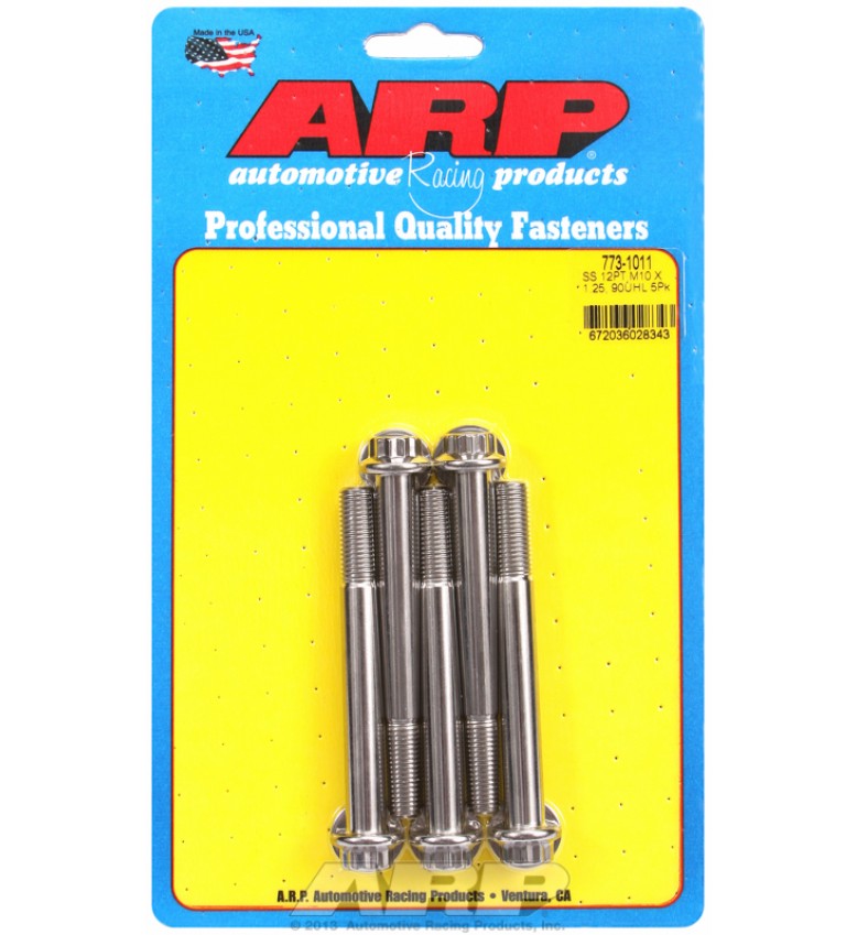 ARP Hardware - M10 x 1.25 x 90  12pt SS bolts