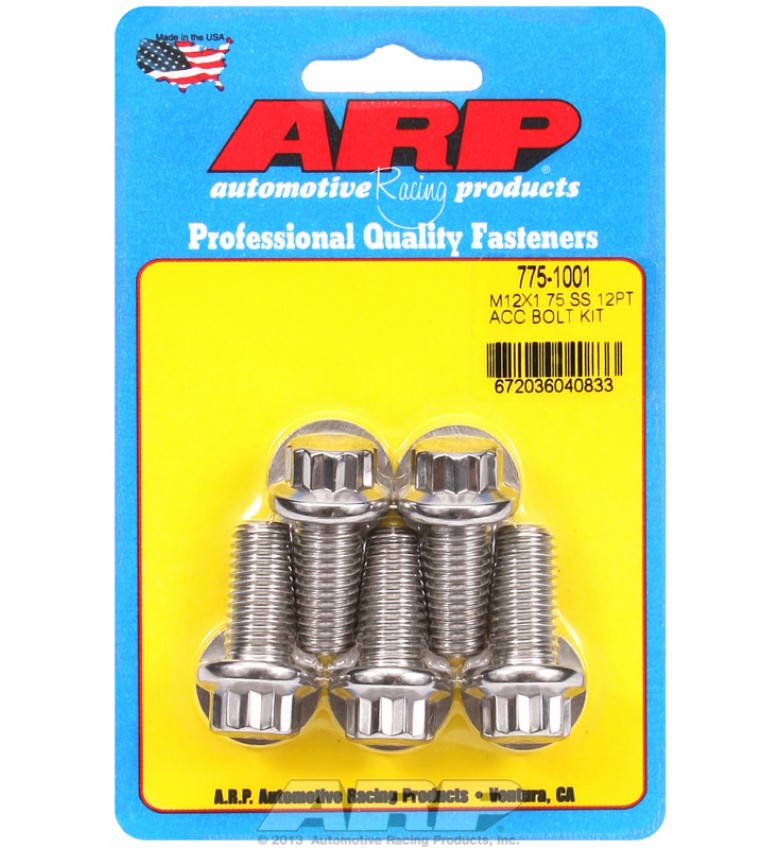 ARP Hardware - M12 x 1.75 x 25 12pt SS bolts
