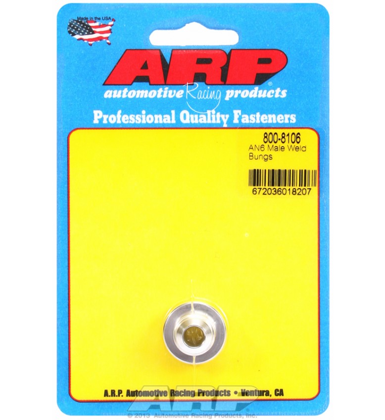 ARP Hardware - AN6 male aluminum weld bung