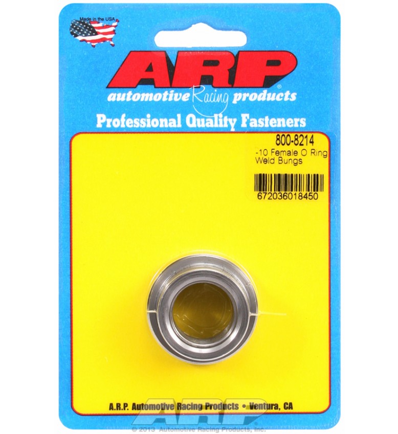 ARP Hardware -  -10 female O ring steel weld bung