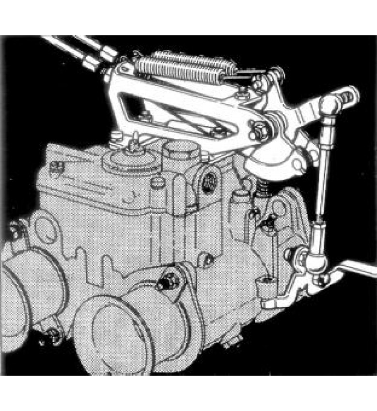 Deluxe Top-Mount DCOE Linkage Kit