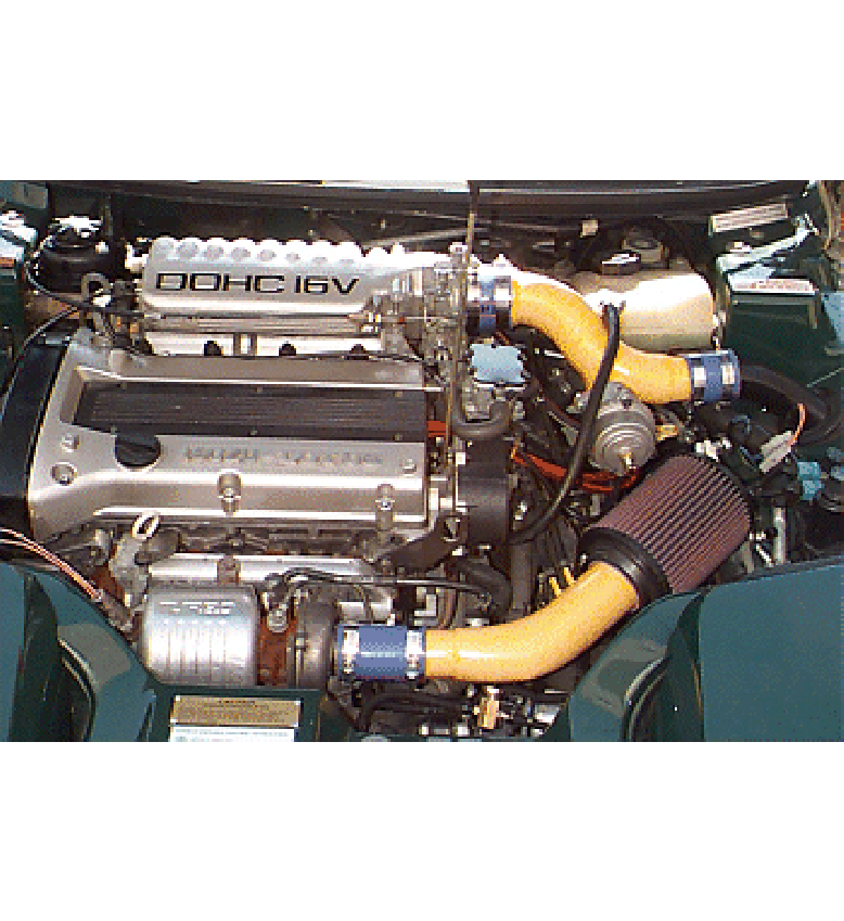 Lotus Elan M100 Turbo - 3" High Flow Cone filter with high flow inlet pipe