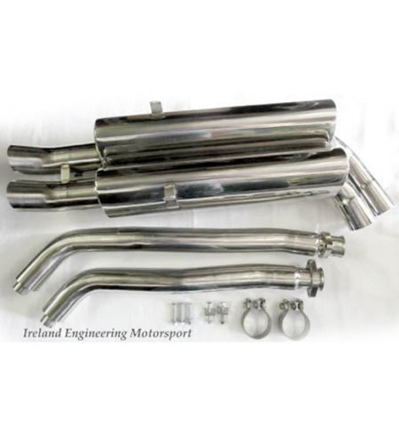 Dual-Muffler Stainless Steel Exhaust System for E36