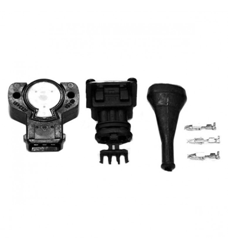 Haltech Plug and Pins Only - Suit Throttle Position Sensor - Black