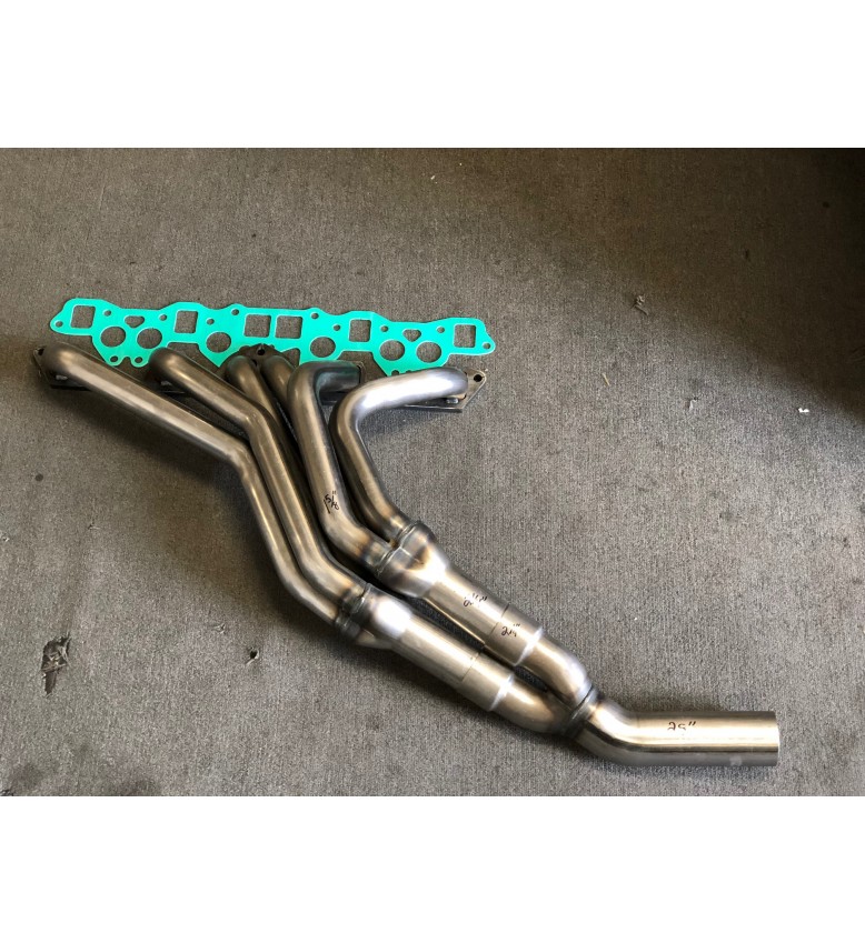 1.625" Big Tube Race Datsun header Z "L" series 240Z-280ZX with head pipe and Gasket.