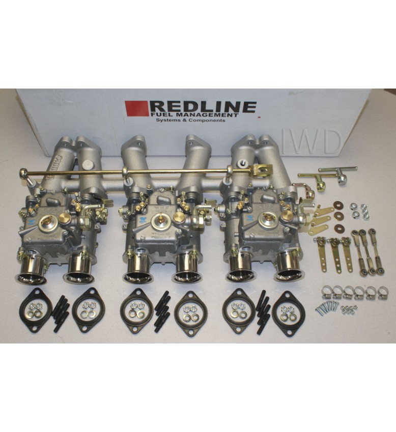 Deluxe Triple Weber DCOE Kit for Datsun Z Car.