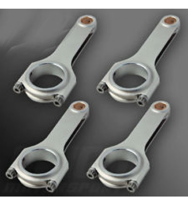 Toyota Corolla MR2 4AGE Engine H Beam Rod, 4340 Steel 4 pcs Rods, 4.803" Length