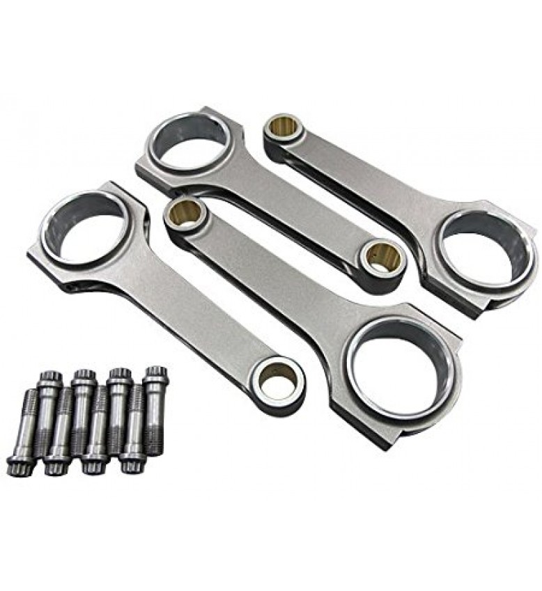 Nissan 240SX Frontier KA24DE Engines H-Beam Connecting Rods + Bolts