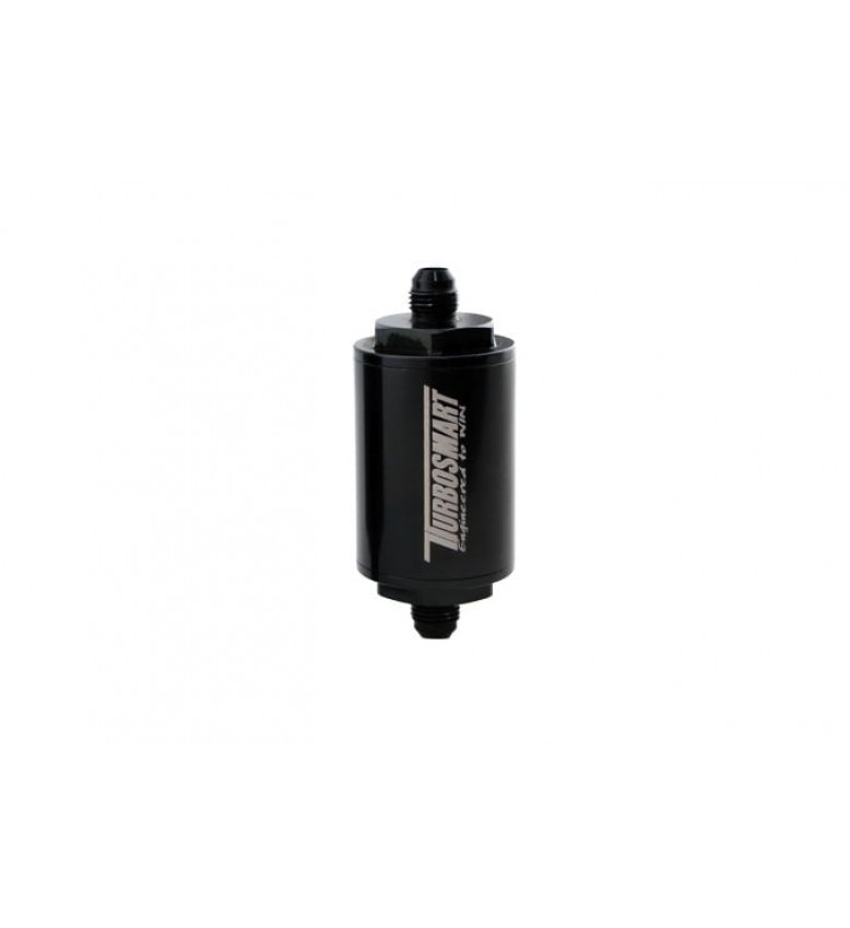 Turbosmart FPR Billet Fuel Filter 10um AN-6 - Black