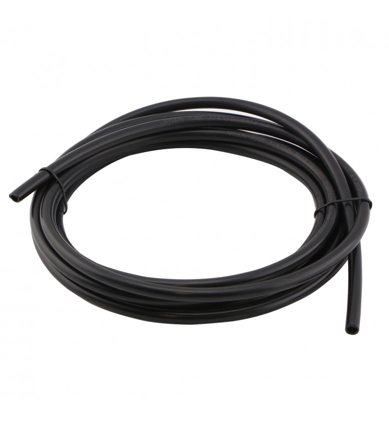 1/4" Nylon Pushloc Tubing Black - 3 meters