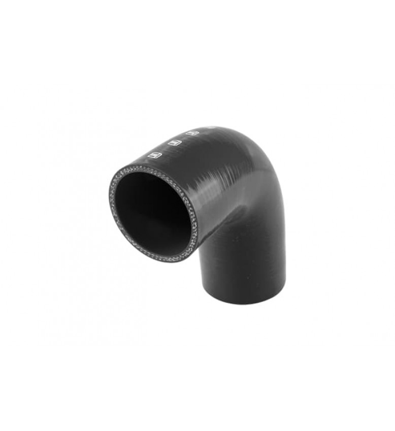 90 Reducer Elbow 2.50"-2.75" Black