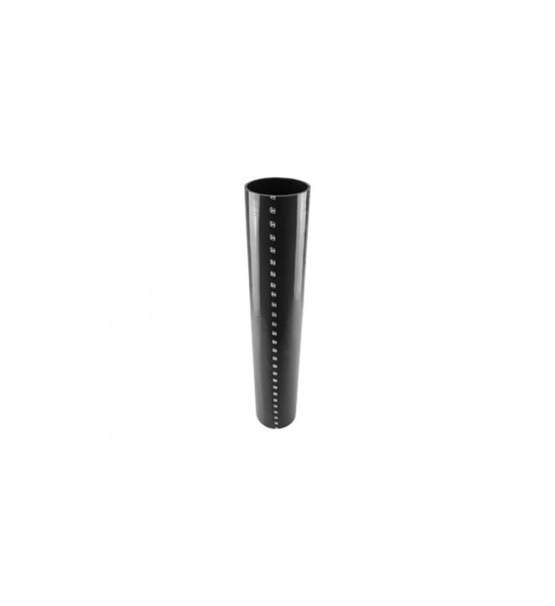 Straight 4.00" ID x 24" - Black