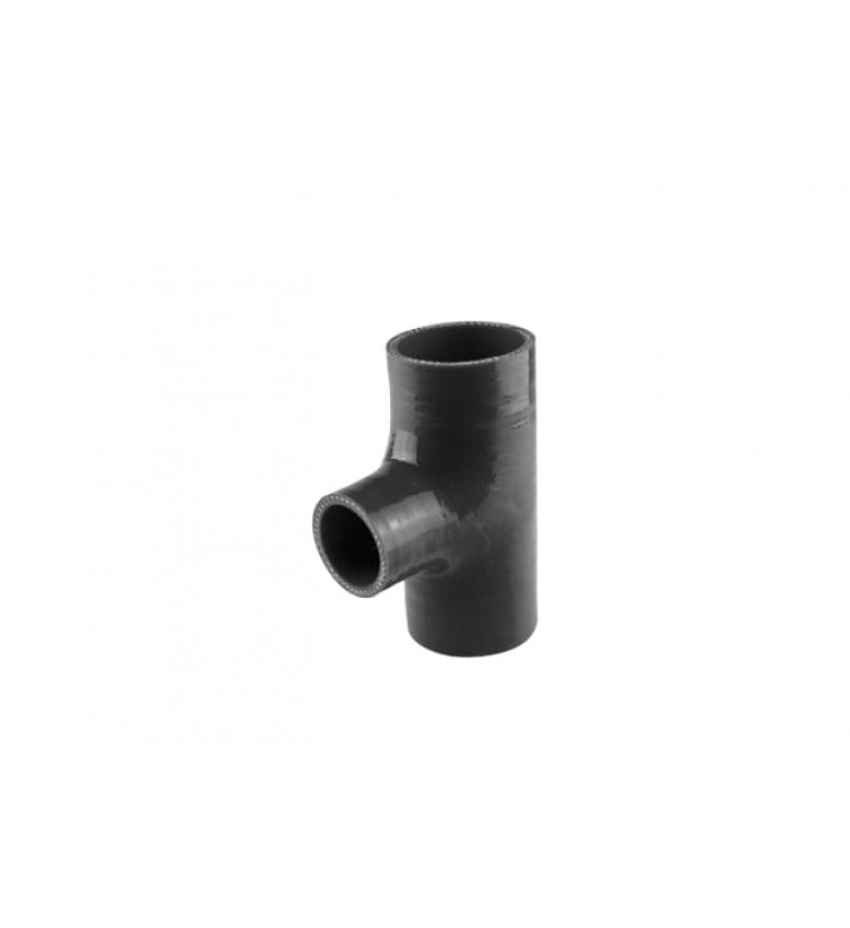 Hose Tee 2.25" ID 1.5" spout - Black