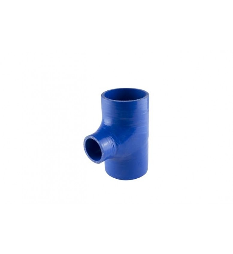 Hose Tee 2.75" ID 1.5" spout - Blue