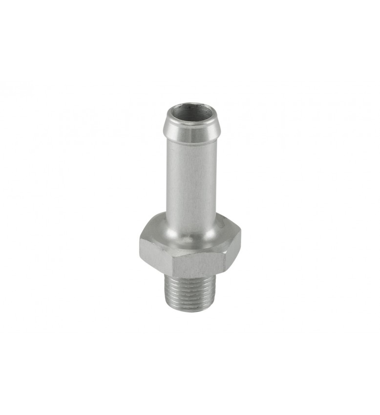 Clear, 10mm / 3/8" Hose End to -1/8 NPT Male Straight
