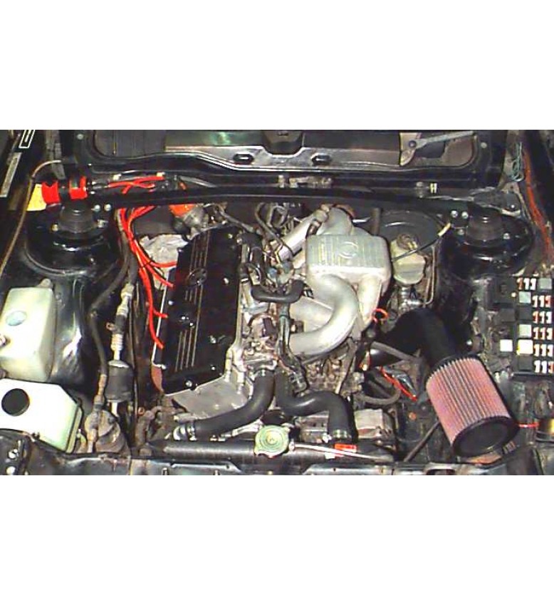 BMW E21 / 320i Front Single Tube Front Strut Tower Brace WITH Rear brace and Battery Relocation Kit