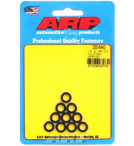 ARP Hardware - 1/4 ID .440 OD no chamfer black washers