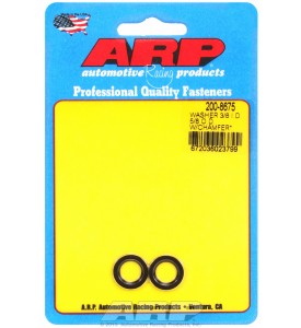 ARP Hardware - 3/8 ID 5/8 OD machined chamfer black washers