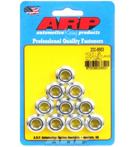 ARP Hardware - M10 X 1.25 locking flange nut kit