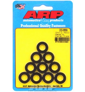 ARP Hardware - M10 ID 3/4 OD chamfer black washers