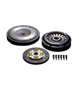 Single Plate Clutch Kit that includes Clutch Disc, Cover, Flywheel for up to 450ps - Lancer Evolution