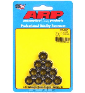 ARP Hardware - M10 X 1.25 sml clr/low head 12pt nut kit