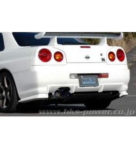 HKS supermarket turbo muffler / Skyline GT-R R34