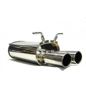 [Honda Accord(1998-2002)] HKS Sport Exhaust Sport Exhaust; Dual Rear Section ONLY; Stainless Steel Muffler