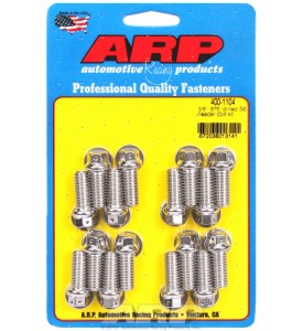 ARP Hardware - 3/8 x .875 drilled SS header bolt kit