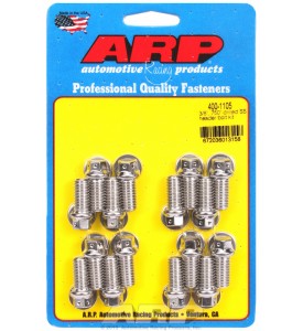 ARP Hardware - 3/8 x .750 drilled SS header bolt kit