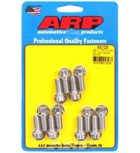 ARP Hardware - 3/8 x .750 drilled SS 12pt header bolt kit