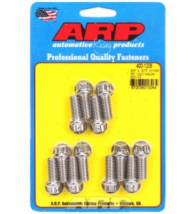 ARP Hardware - 3/8 x .875 drilled SS 12pt header bolt kit