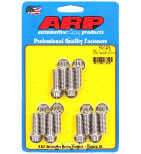 ARP Hardware - 3/8 x 1.000 SS 12pt header bolt kit