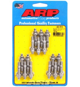 ARP Hardware - Cast alum covers SS 12pt valve cover stud kit, 16pc