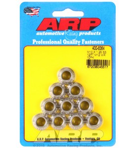 ARP Hardware - M10 X 1.50 SS M12 socket 12pt nut kit