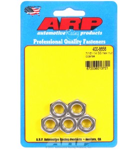 ARP Hardware - 7/16-14 SS coarse hex nut kit